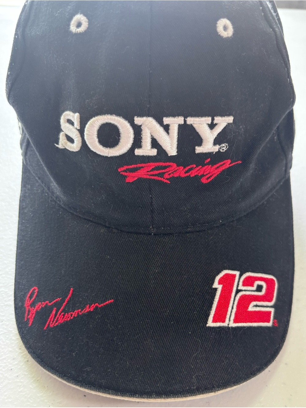 Vintage Ryan Newman #12 Sony Racing NASCAR Hat 2003 Driver of the Year